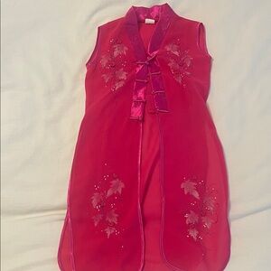 Fuscia Pink Traditional Vietnamese Gown